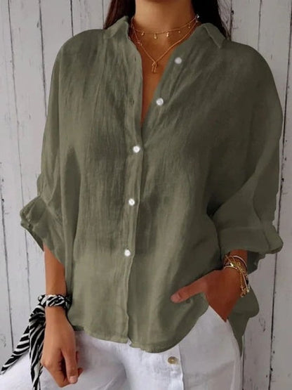 LP | Women's casual cotton and linen shirt