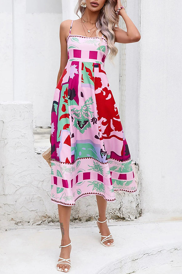 LD Midi dress with back pleat