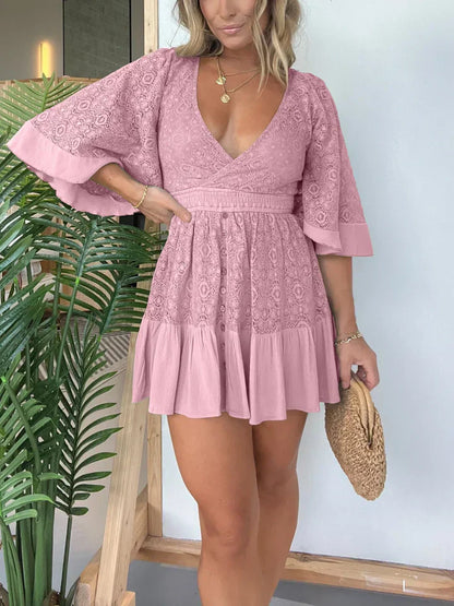LP | Women's lace and crochet lace play dress