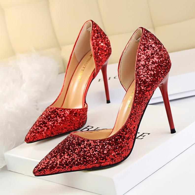 Luxury women's shoes Sexy women's pumps High-heeled shoes