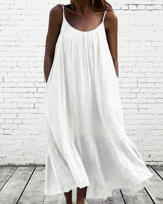LP | White Summer Long Dress