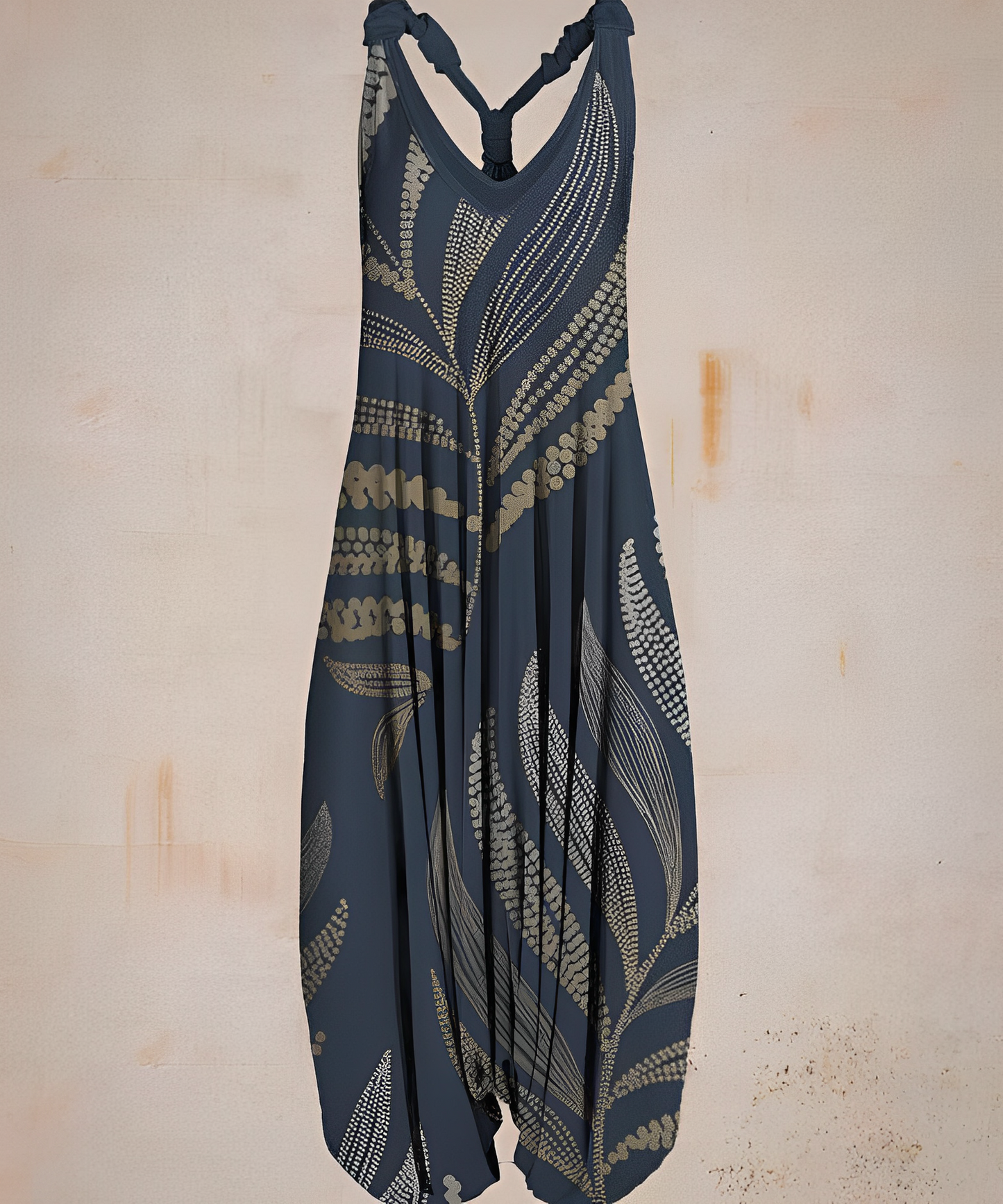 Casual jumpsuit in bohemian style