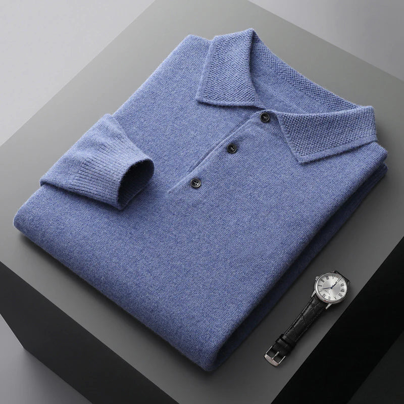 Jonathan long-sleeved polo shirt