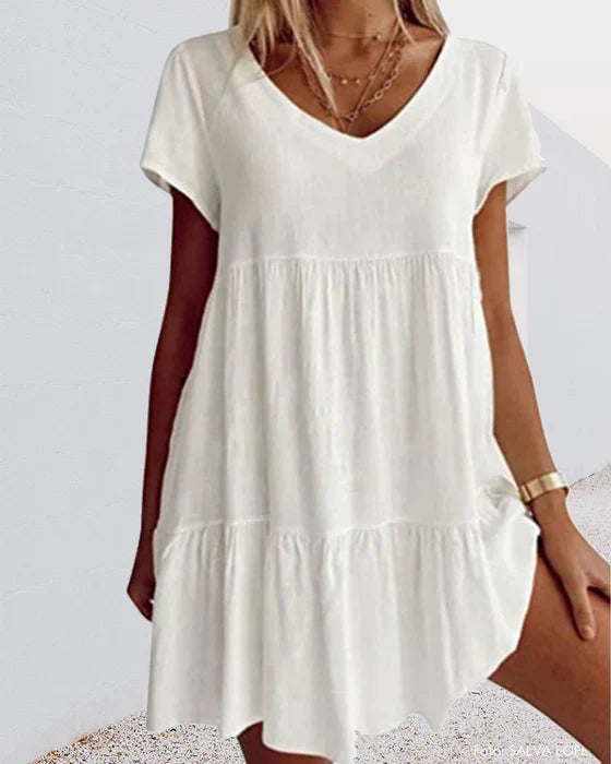 LP | Loose, casual dress with short sleeves
