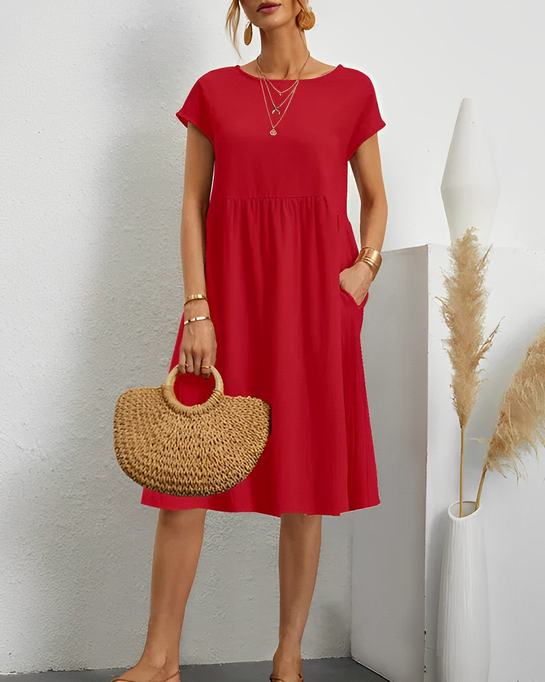 LP | Amarise Elegant and timeless summer dress