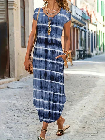 Mc | Casual dress with short sleeves.