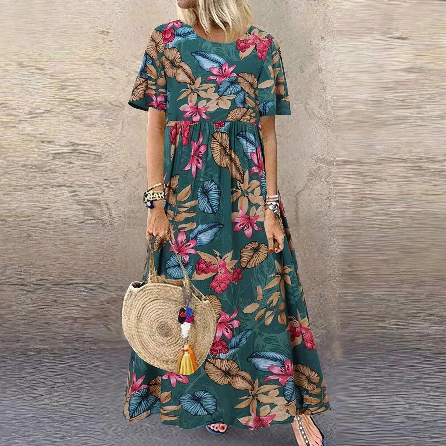 LP | Boho Breeze maxi dress with floral print