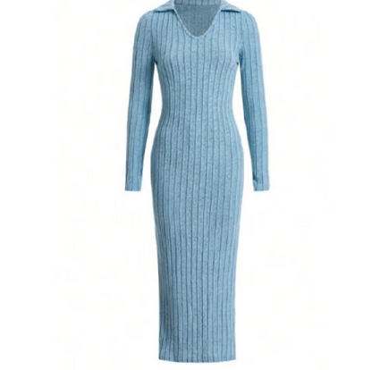 LP | Casual, long knit dress