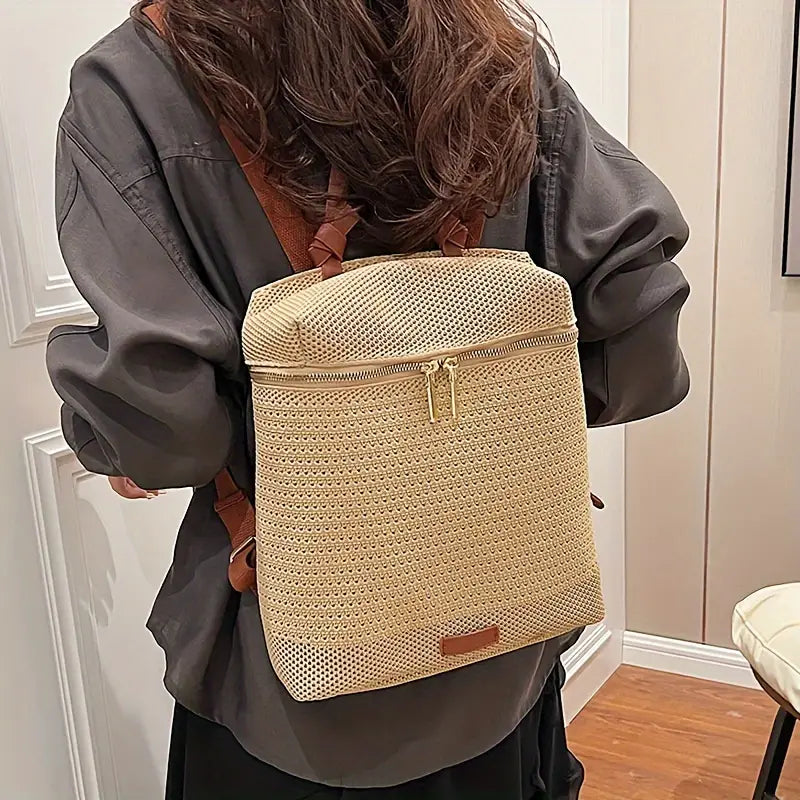 Amber | Women's woven backpack - elegant and functional