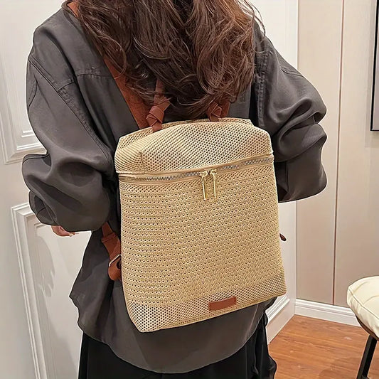 Amber | Women's woven backpack - elegant and functional