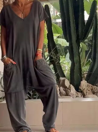 LP | Fashion Streetwear New loose-fitting jumpsuit