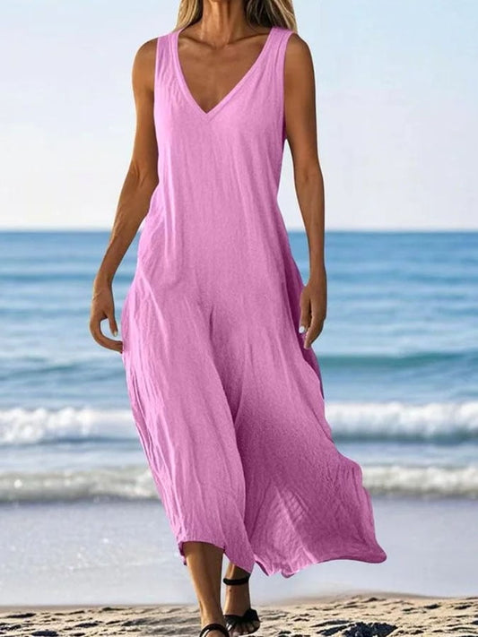 LD long sleeveless dress for every day
