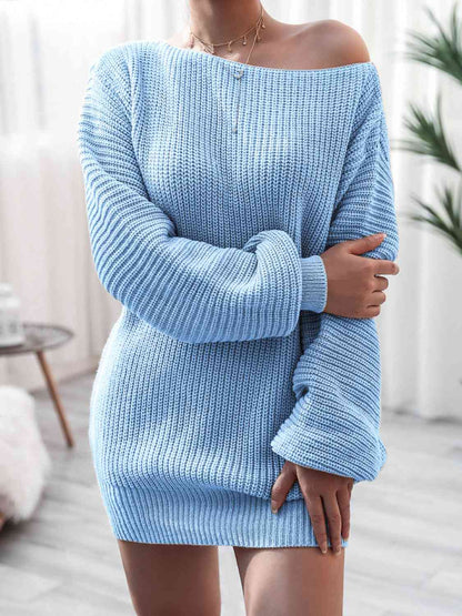 Knitted mini dress