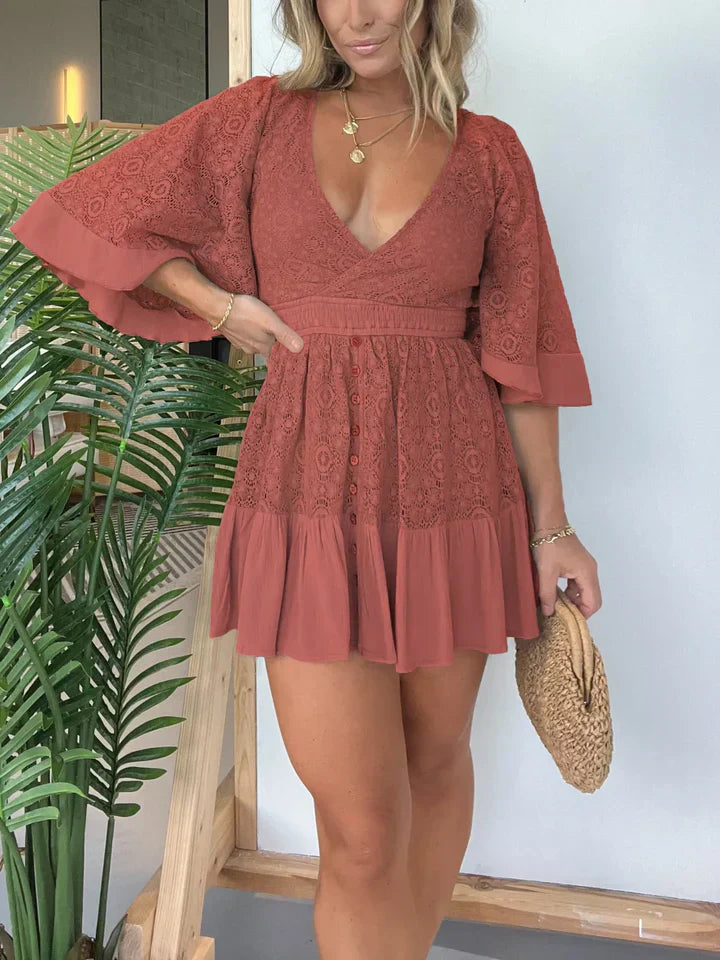 LP | Women's lace and crochet lace play dress