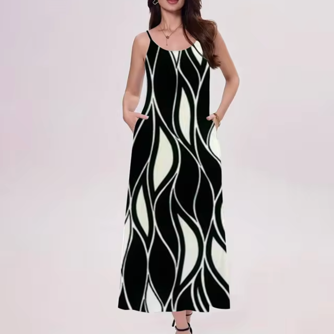 LP | Dress with wave pattern