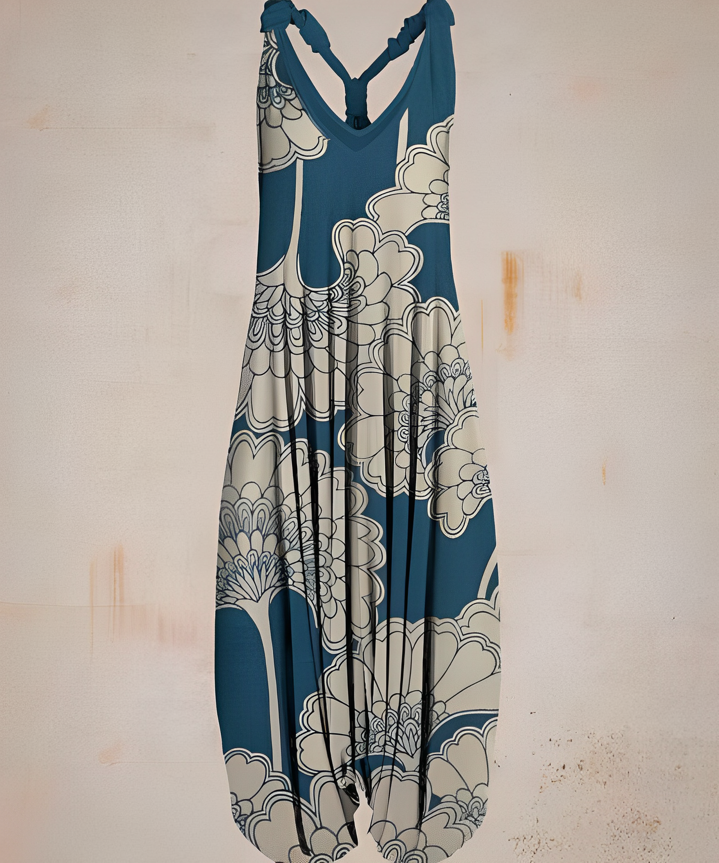 Casual jumpsuit in bohemian style