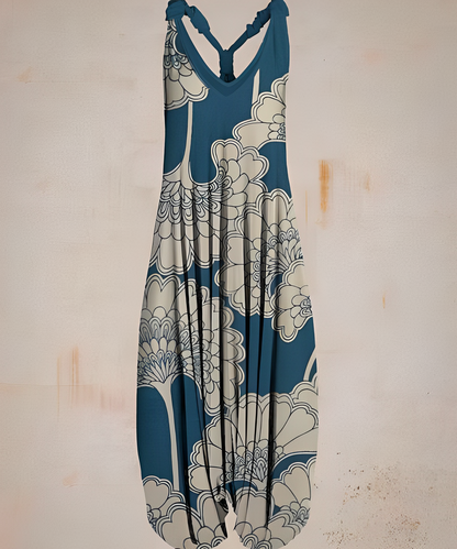 Casual jumpsuit in bohemian style