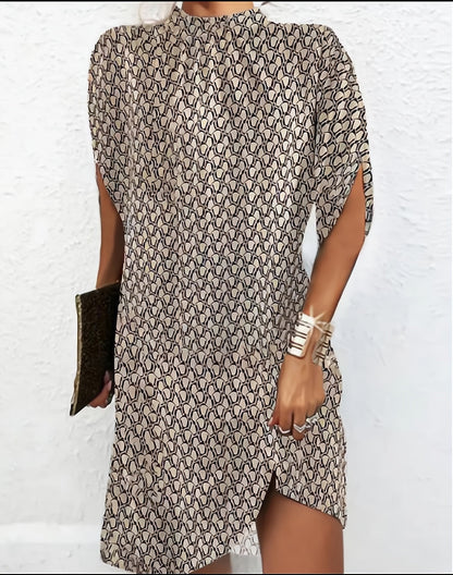 LP | Midi dress with open sleeves