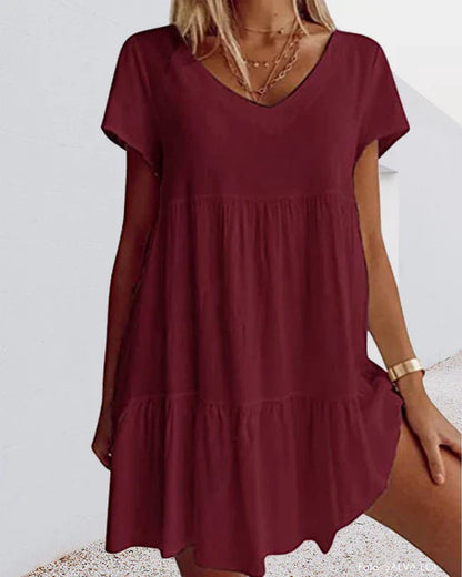 LP | Loose, casual dress with short sleeves