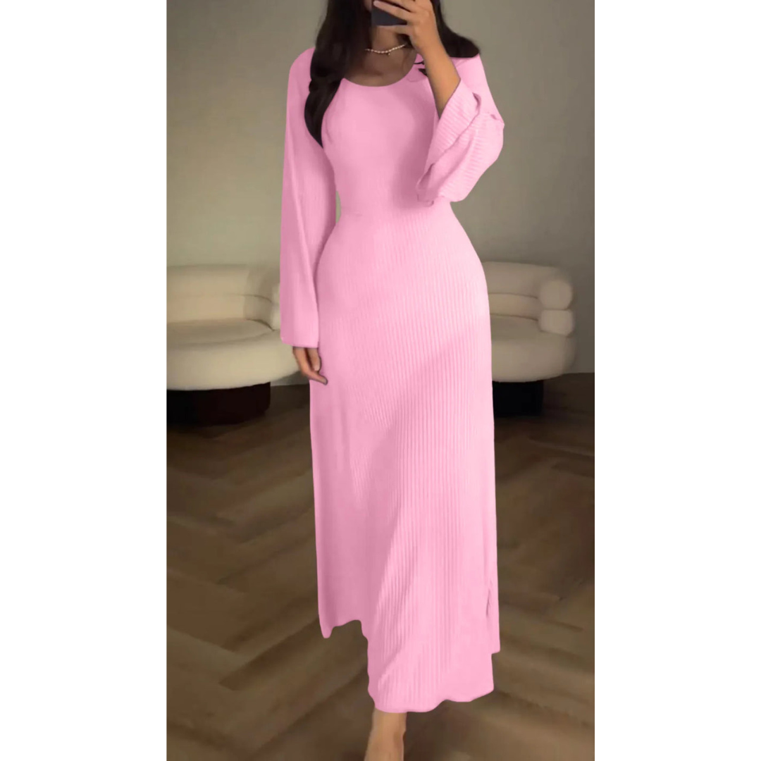 LP | Elegant ribbed maxi dress