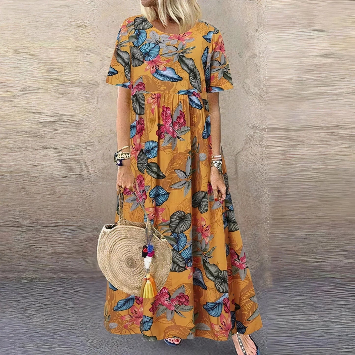 LP | Boho Breeze maxi dress with floral print