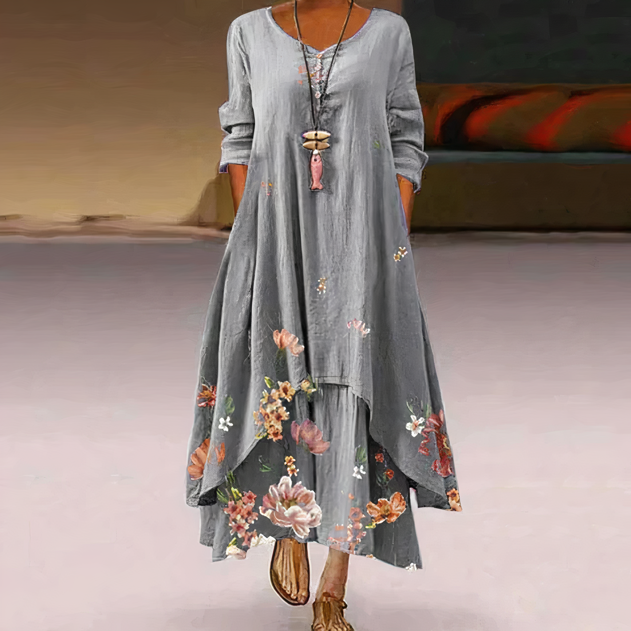 LD Eloria - Elegant cotton dress