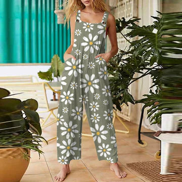 Henrietta - Women's floral jumpsuit