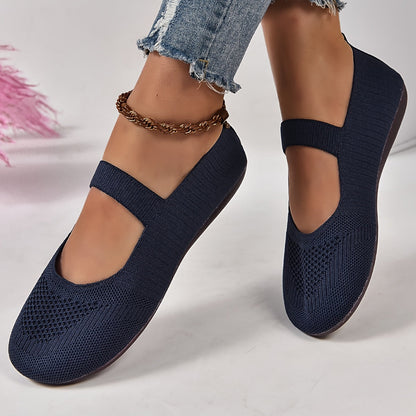 LP | Elegant Knitted Ballet Flats