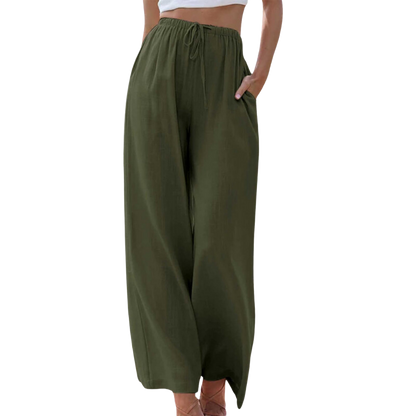 LP | High-waisted, wide-leg pants