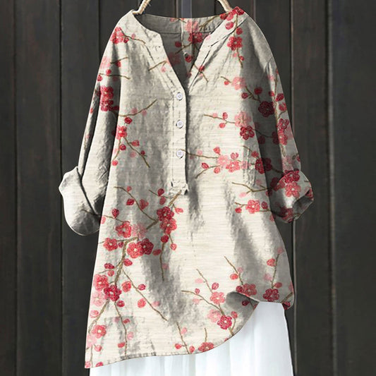 Mc | Flower Shirt Dress