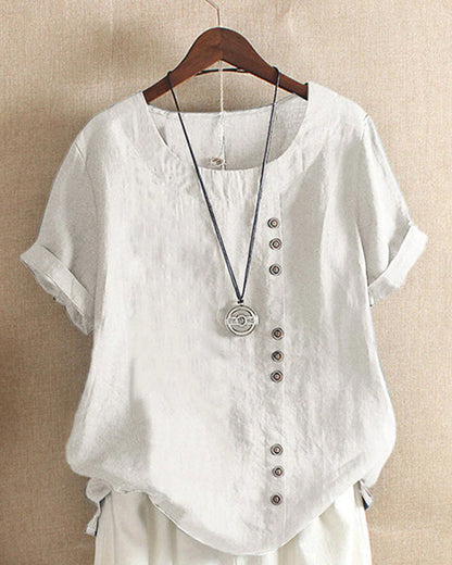 Women's short-sleeved blouse