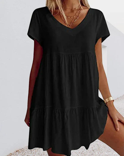 LP | Loose, casual dress with short sleeves