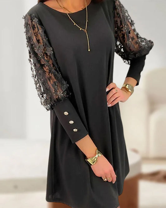 LD | Elegant midi dress with a classic silhouette