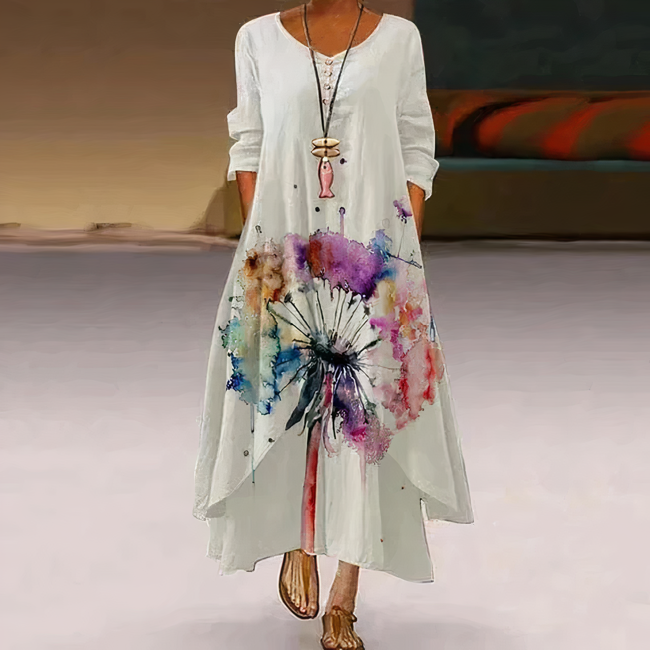 LD Eloria - Elegant cotton dress