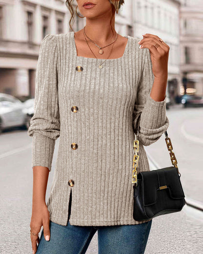 Flora | Women's Elegant Knit Top Chic and Comfortable