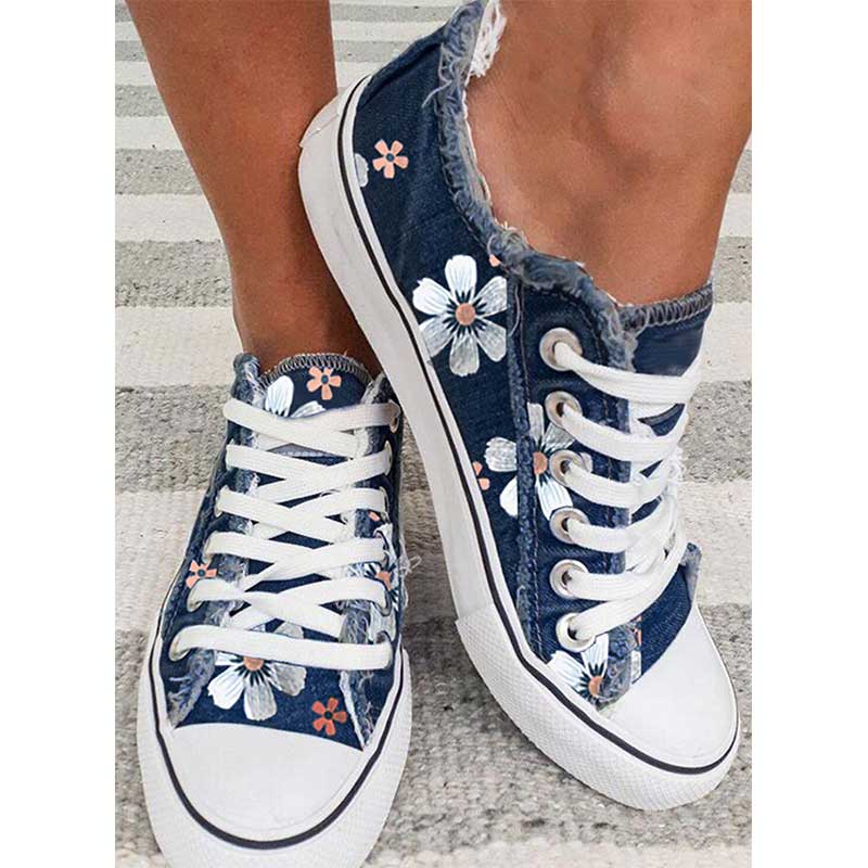 LP | Trainers with floral print