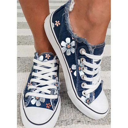 LP | Trainers with floral print