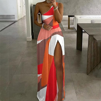 Mc | Maxi one-shoulder dress