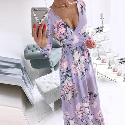 LP | Elegant bohemian dress with long sleeves