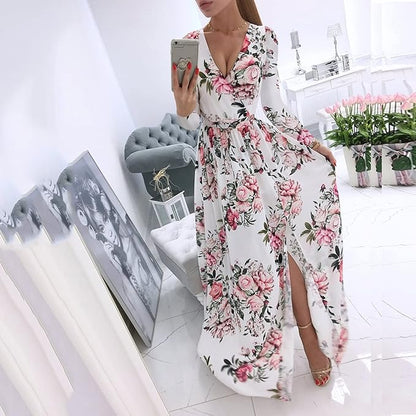 LP | Elegant bohemian dress with long sleeves