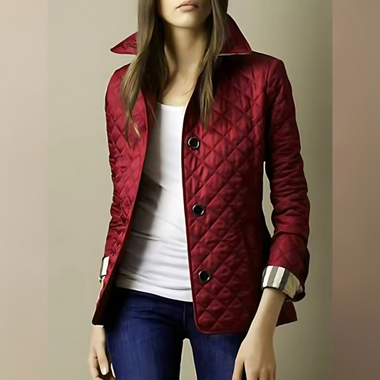 Cheryl - l'elegante giacca slim-fit in seta-cotone