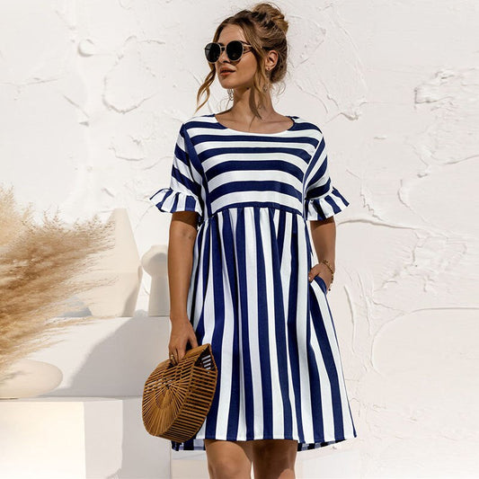 LD | Elegant maxi dress with long sleeves