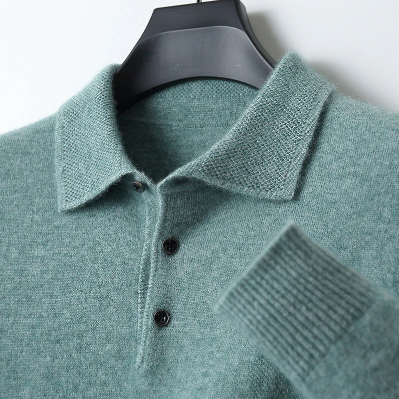 Jonathan long-sleeved polo shirt