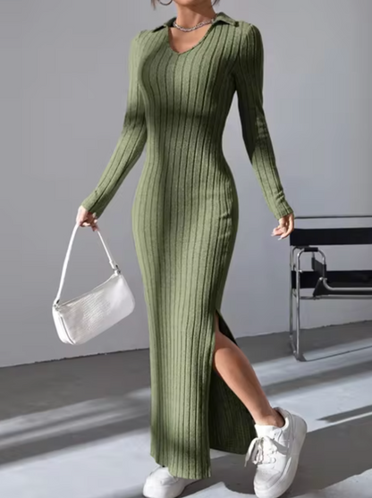 LP | Casual, long knit dress