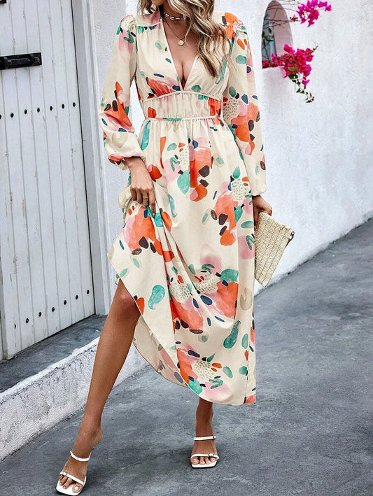 Dress with flowers