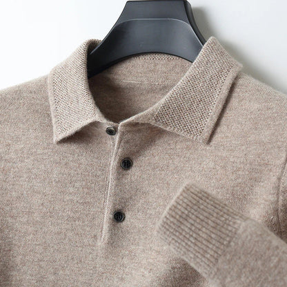 Jonathan long-sleeved polo shirt