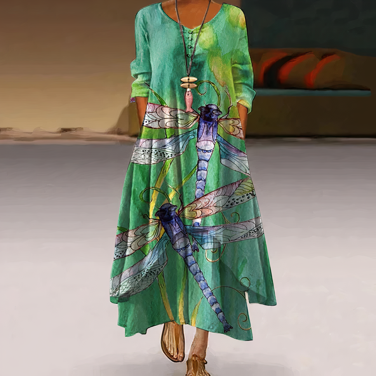 LD Eloria - Elegant cotton dress