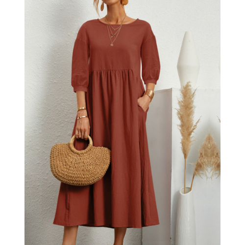 LD | Elegant summer dress with dinner jacket and romantic details