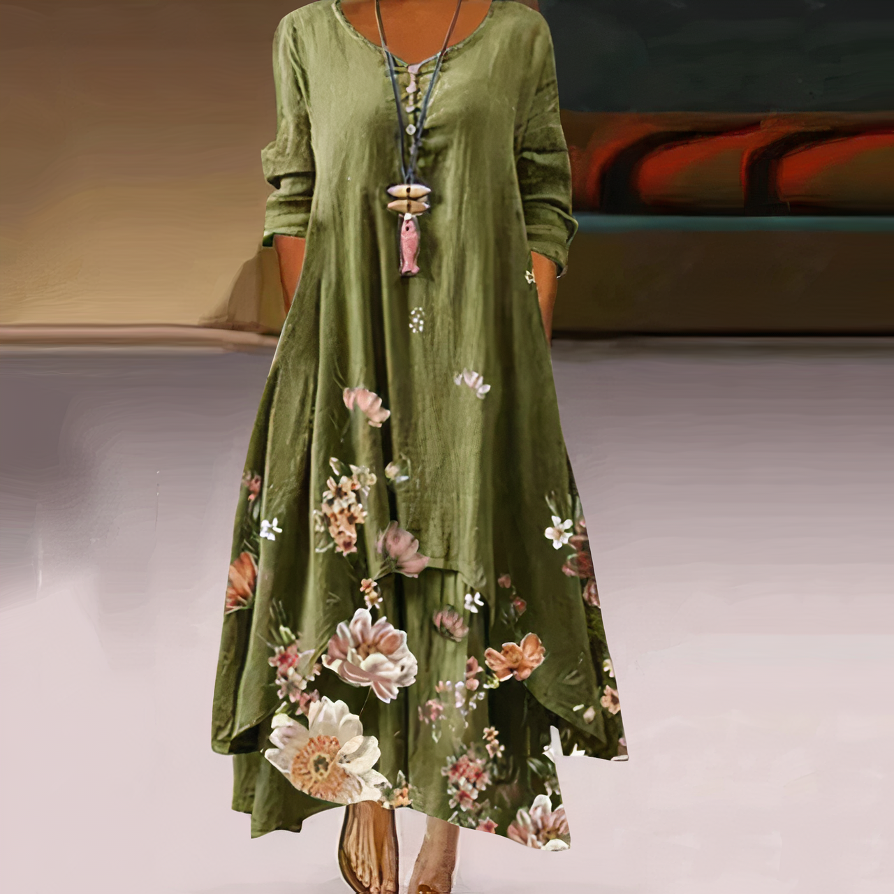 LD Eloria - Elegant cotton dress