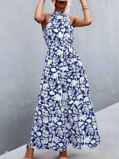 LP | combination dress with crescent neckline, ruffle and polka dot print, bestseller